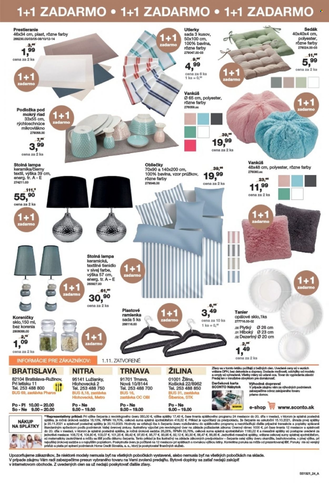 Leták Sconto nábytok - 15.10.2021 - 4.11.2021. Strana 24
