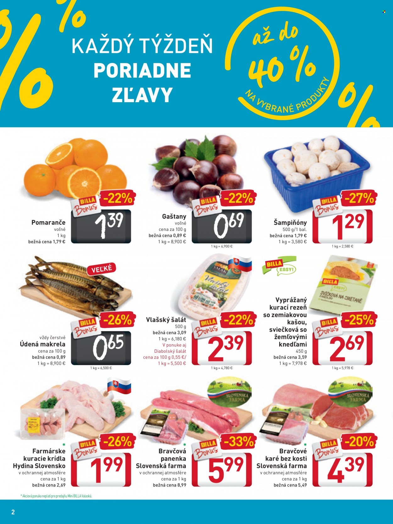 Leták Billa - 20.10.2021 - 26.10.2021. Strana 2