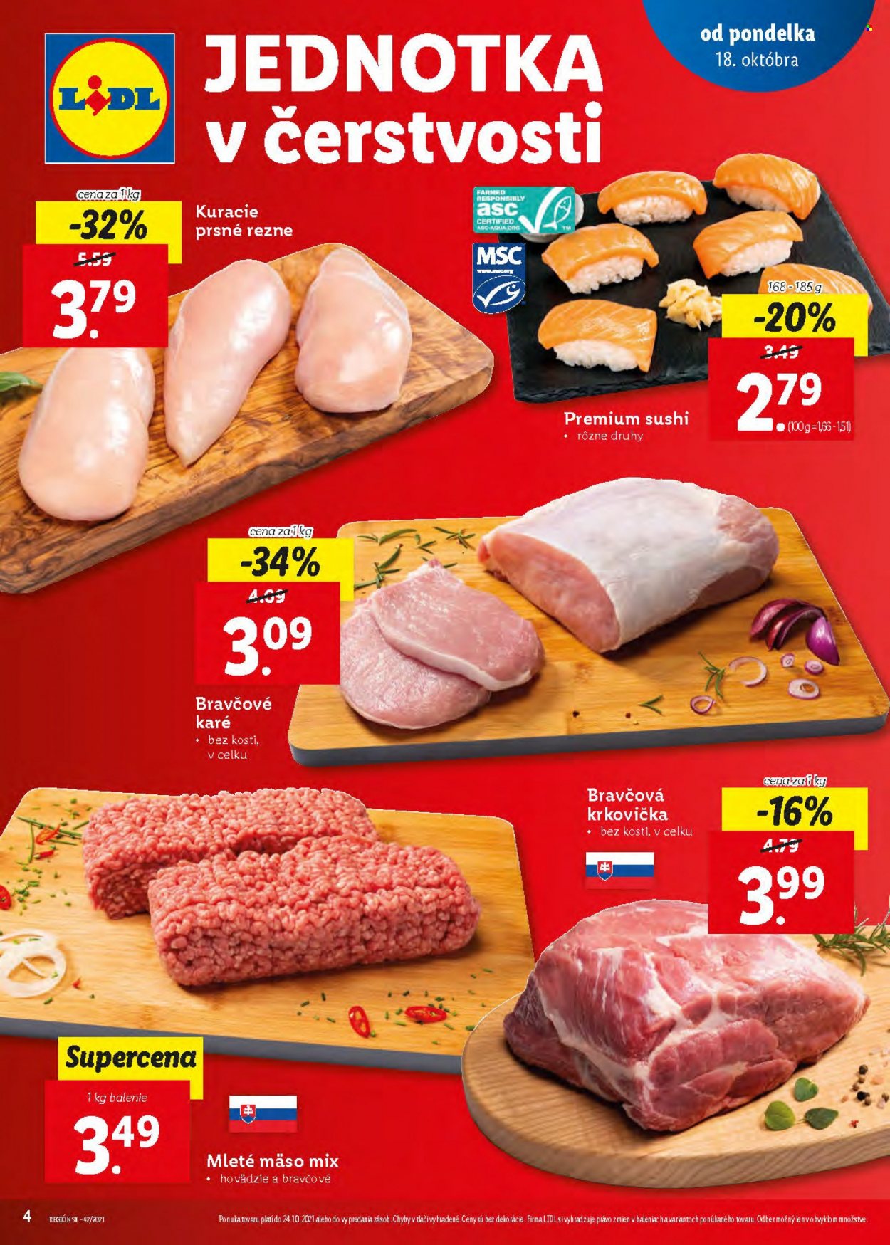 Leták Lidl - 21.10.2021 - 24.10.2021. Strana 4