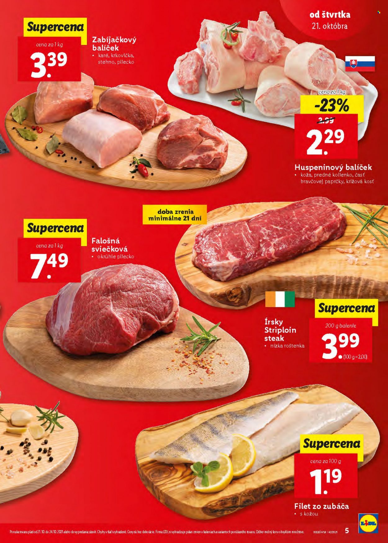 Leták Lidl - 21.10.2021 - 24.10.2021. Strana 5