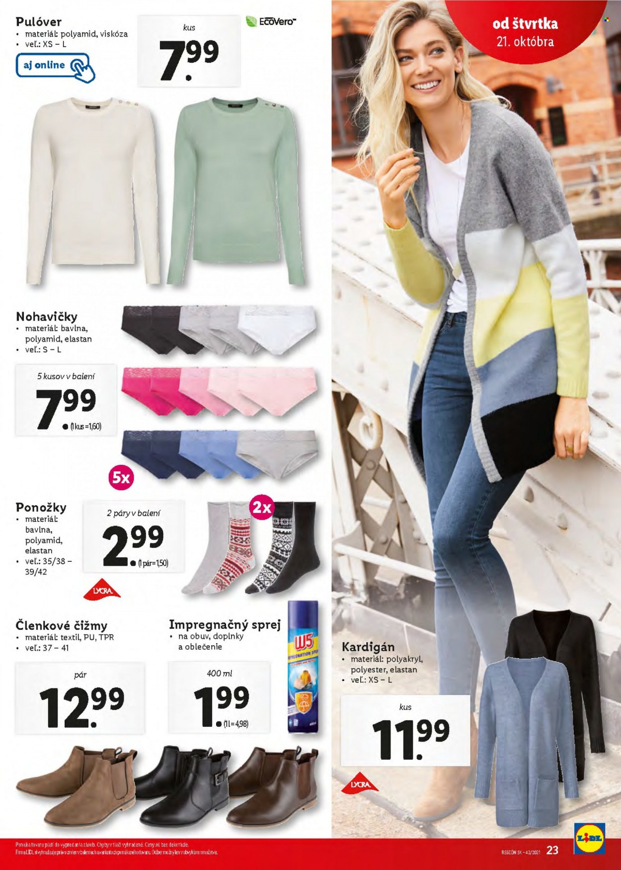 Leták Lidl - 21.10.2021 - 24.10.2021. Strana 23
