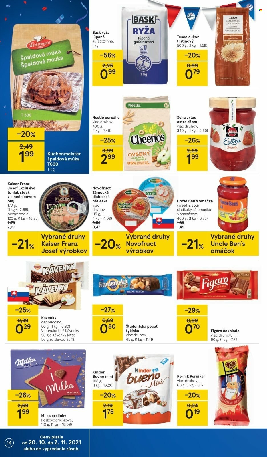 Leták TESCO - 20.10.2021 - 26.10.2021. Strana 14