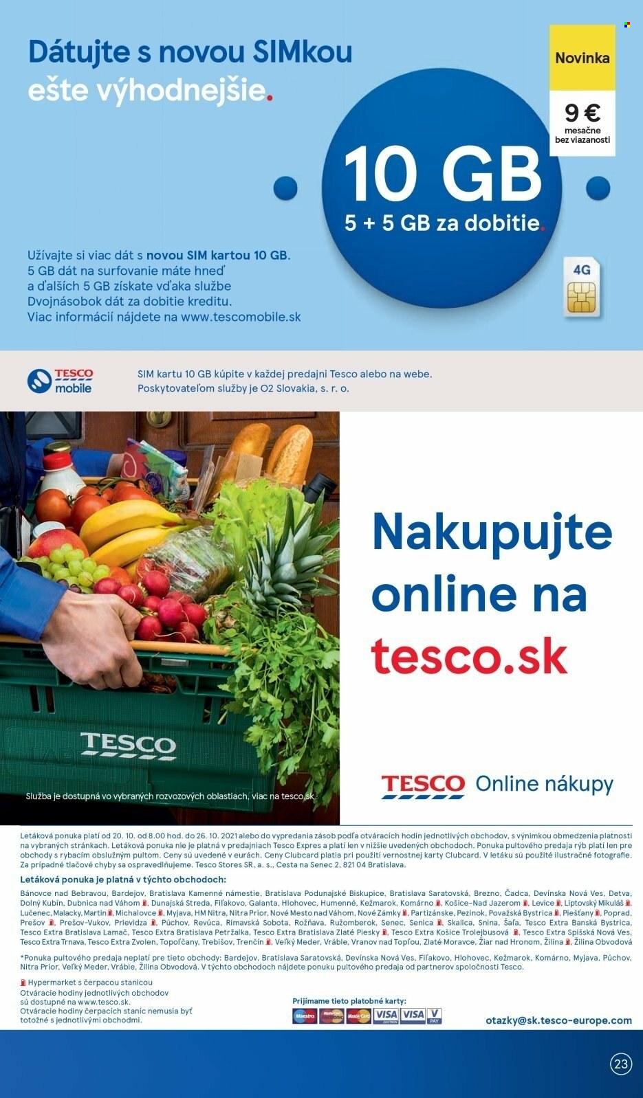 Leták TESCO - 20.10.2021 - 26.10.2021. Strana 23