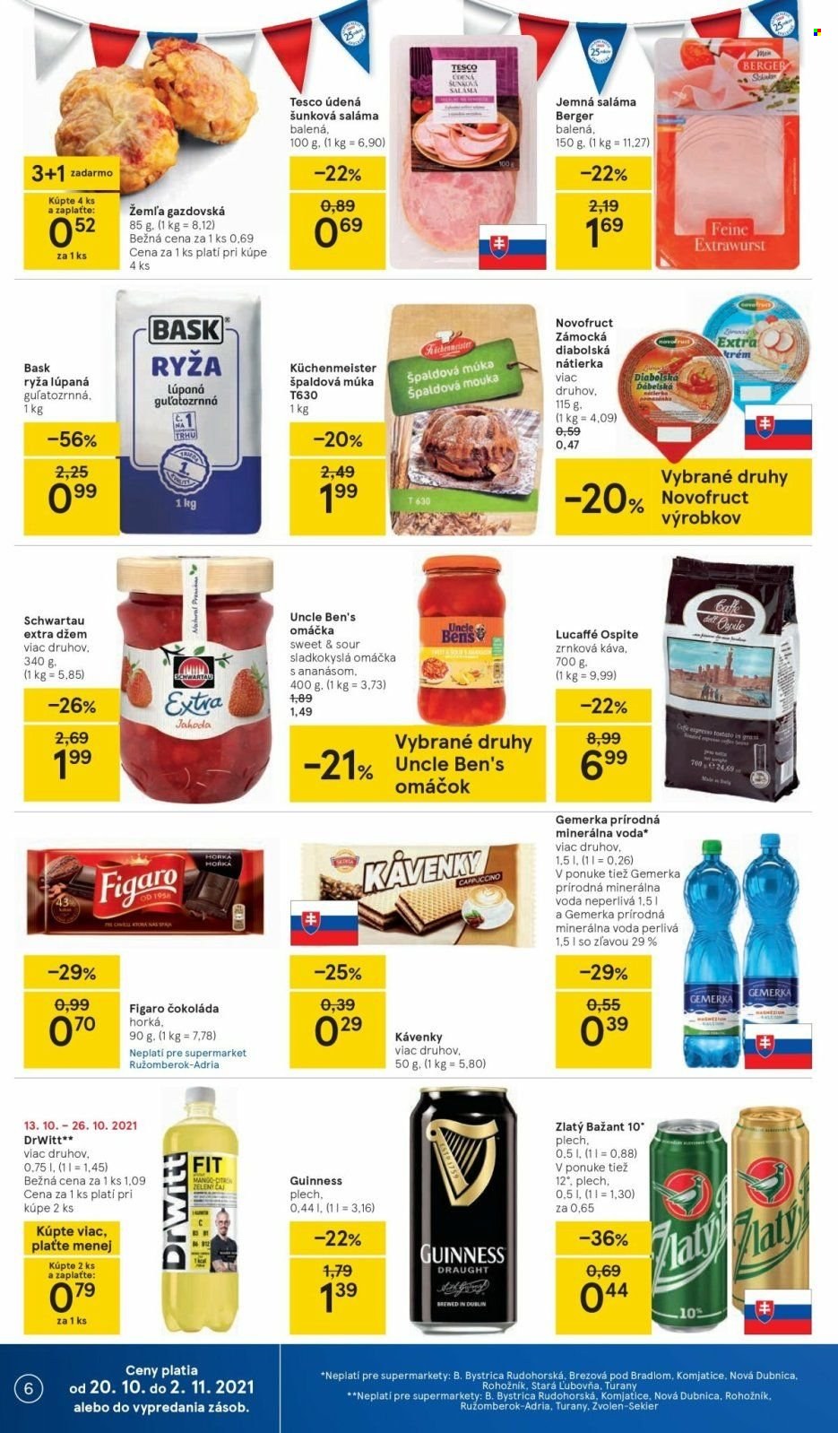 Leták TESCO supermarket - 20.10.2021 - 26.10.2021. Strana 6