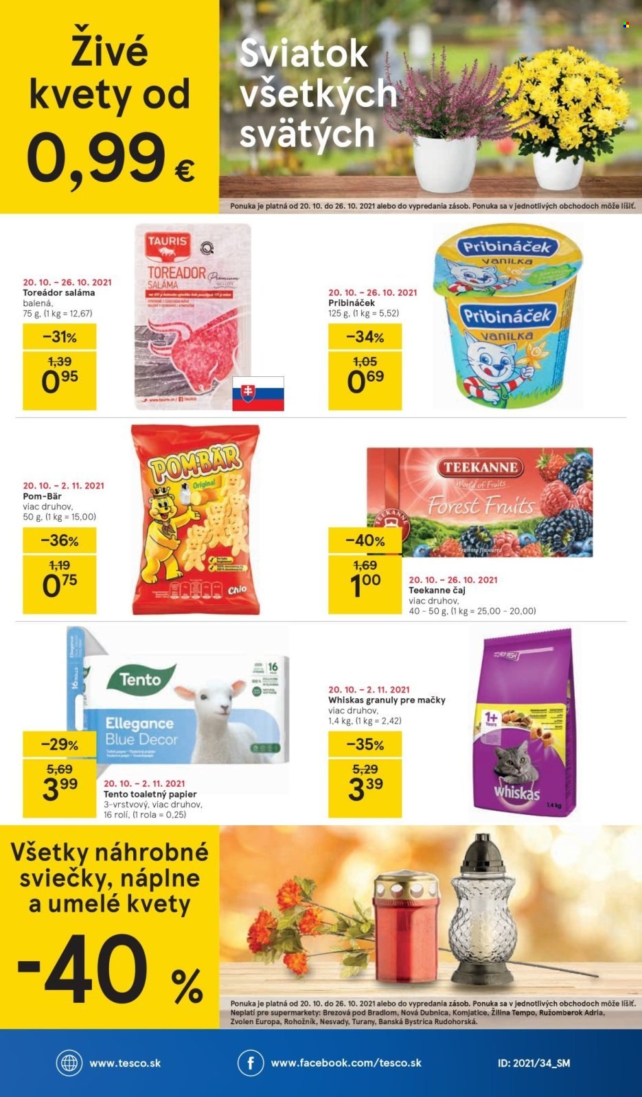 Leták TESCO supermarket - 20.10.2021 - 26.10.2021. Strana 8