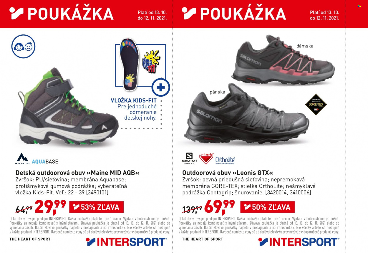 Leták Intersport - 13.10.2021 - 12.11.2021. Strana 4
