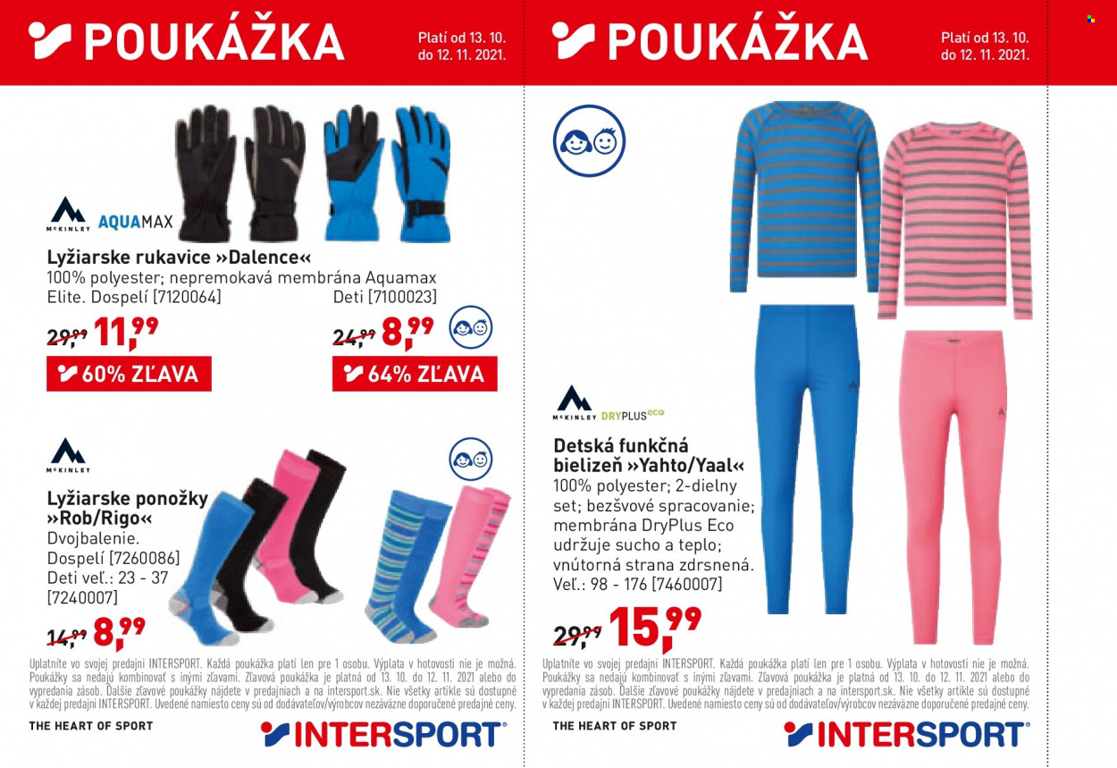 Leták Intersport - 13.10.2021 - 12.11.2021. Strana 8
