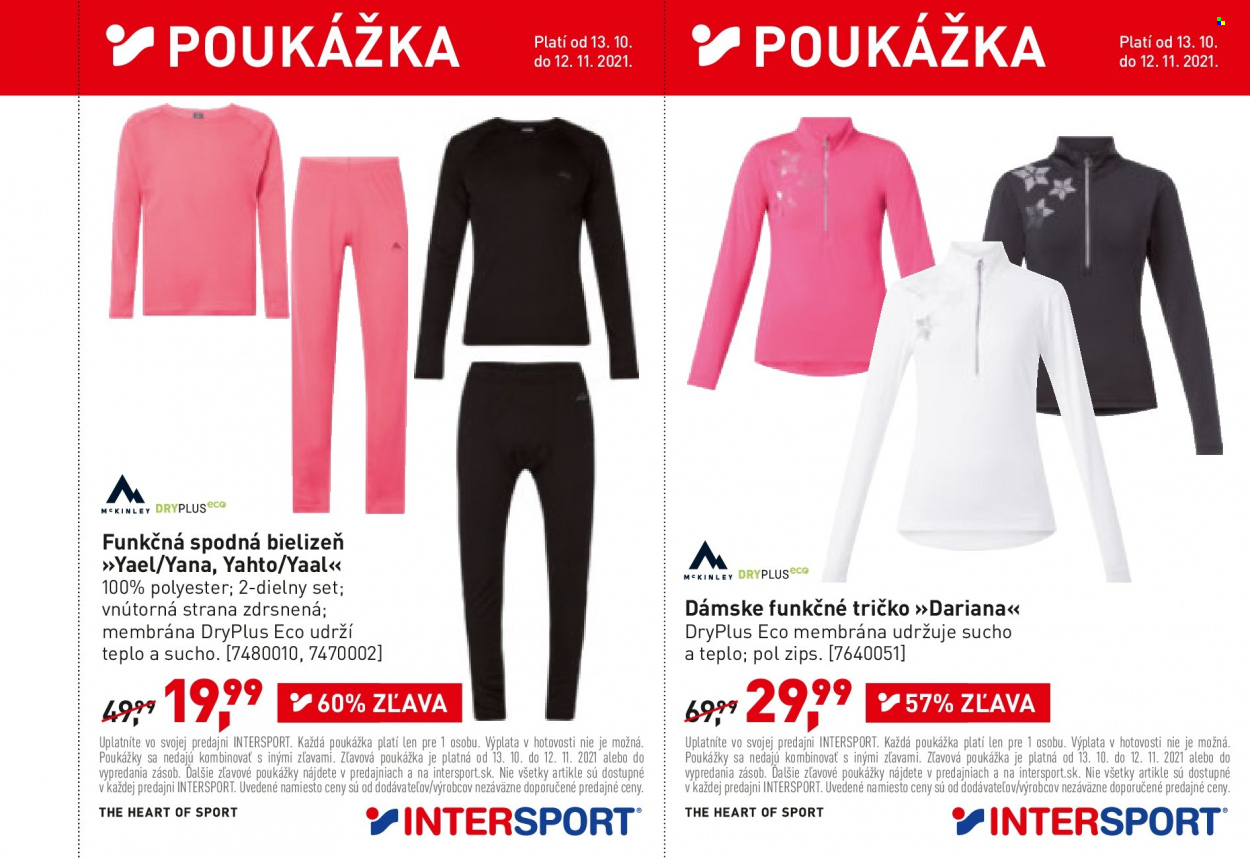 Leták Intersport - 13.10.2021 - 12.11.2021. Strana 9