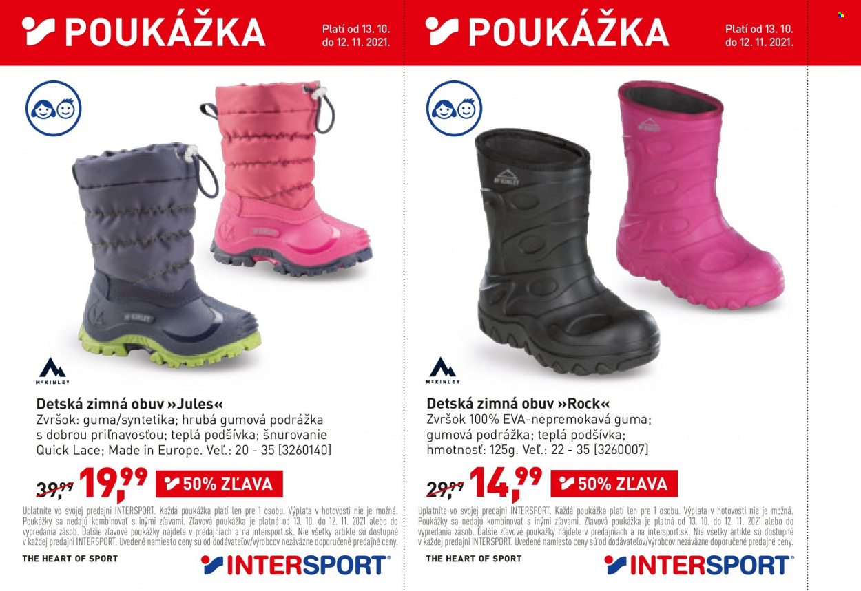 Leták Intersport - 13.10.2021 - 12.11.2021. Strana 12