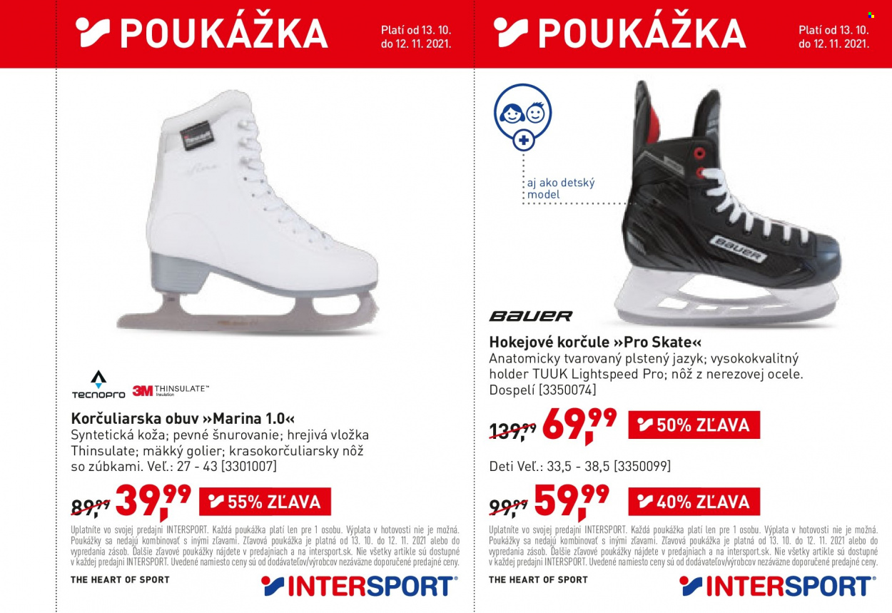 Leták Intersport - 13.10.2021 - 12.11.2021. Strana 13