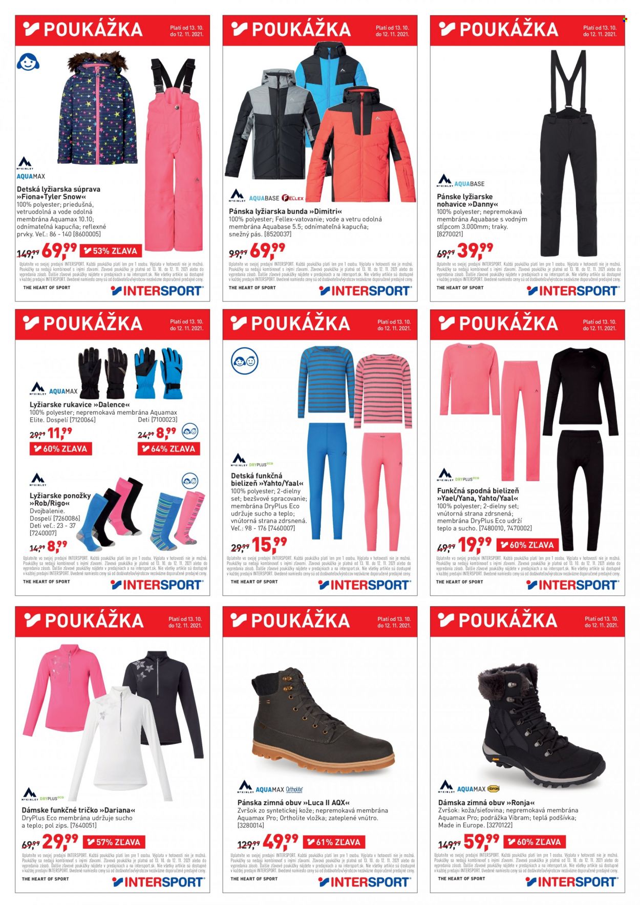 Leták Intersport - 13.10.2021 - 12.11.2021. Strana 2