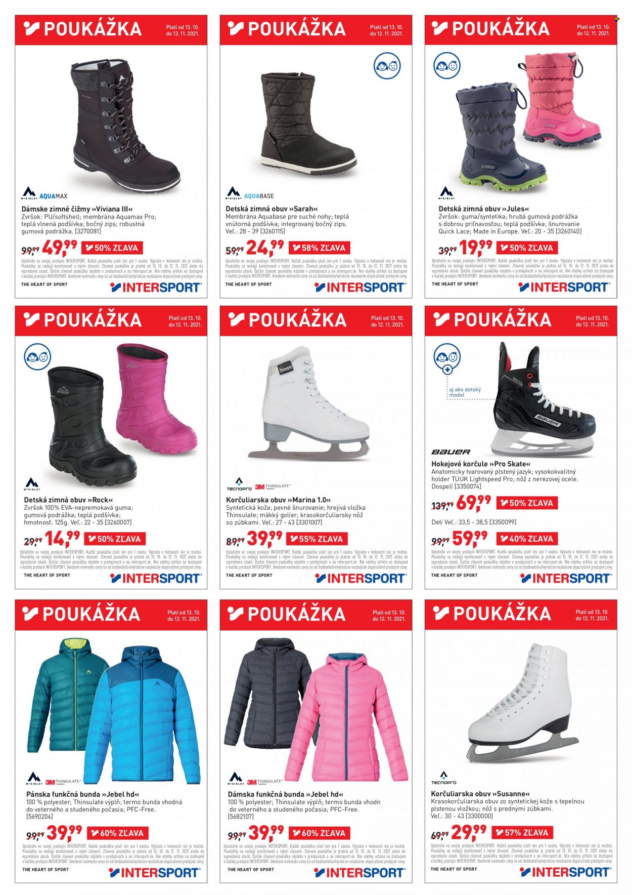 Leták Intersport - 13.10.2021 - 12.11.2021. Strana 3