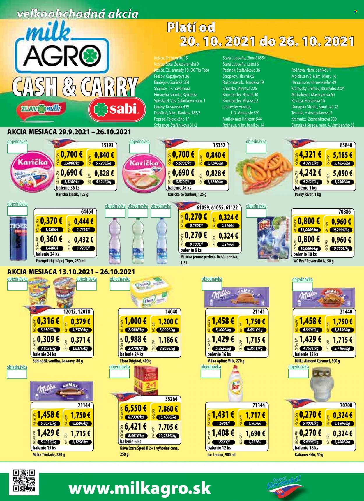 Leták Milk AGRO - 20.10.2021 - 26.10.2021. Strana 1