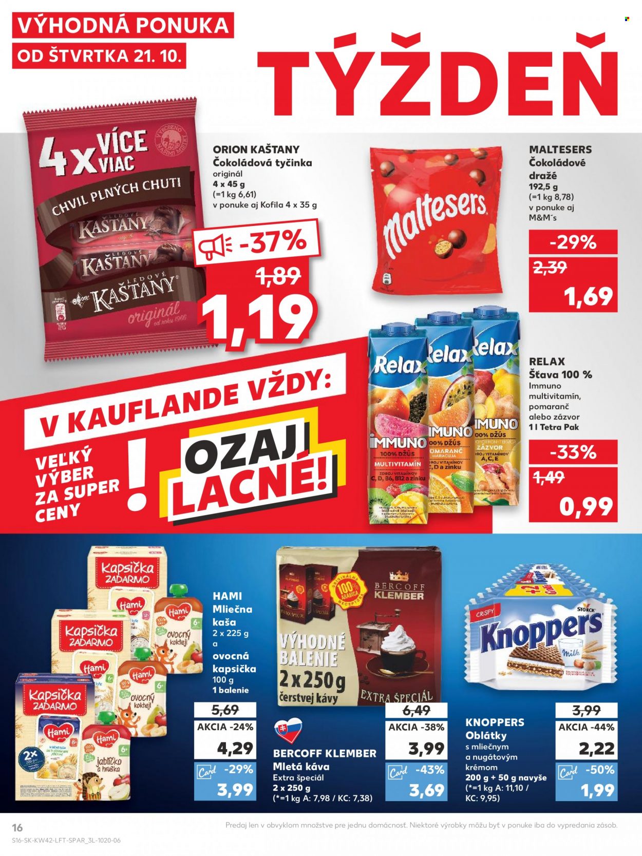Leták Kaufland - 21.10.2021 - 27.10.2021. Strana 16