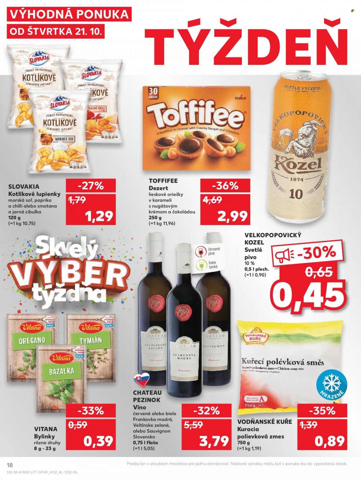 Leták Kaufland - 21.10.2021 - 27.10.2021. Strana 18