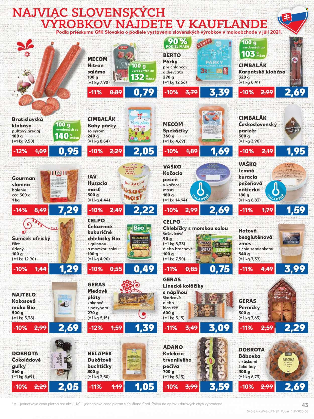 Leták Kaufland - 21.10.2021 - 27.10.2021. Strana 43