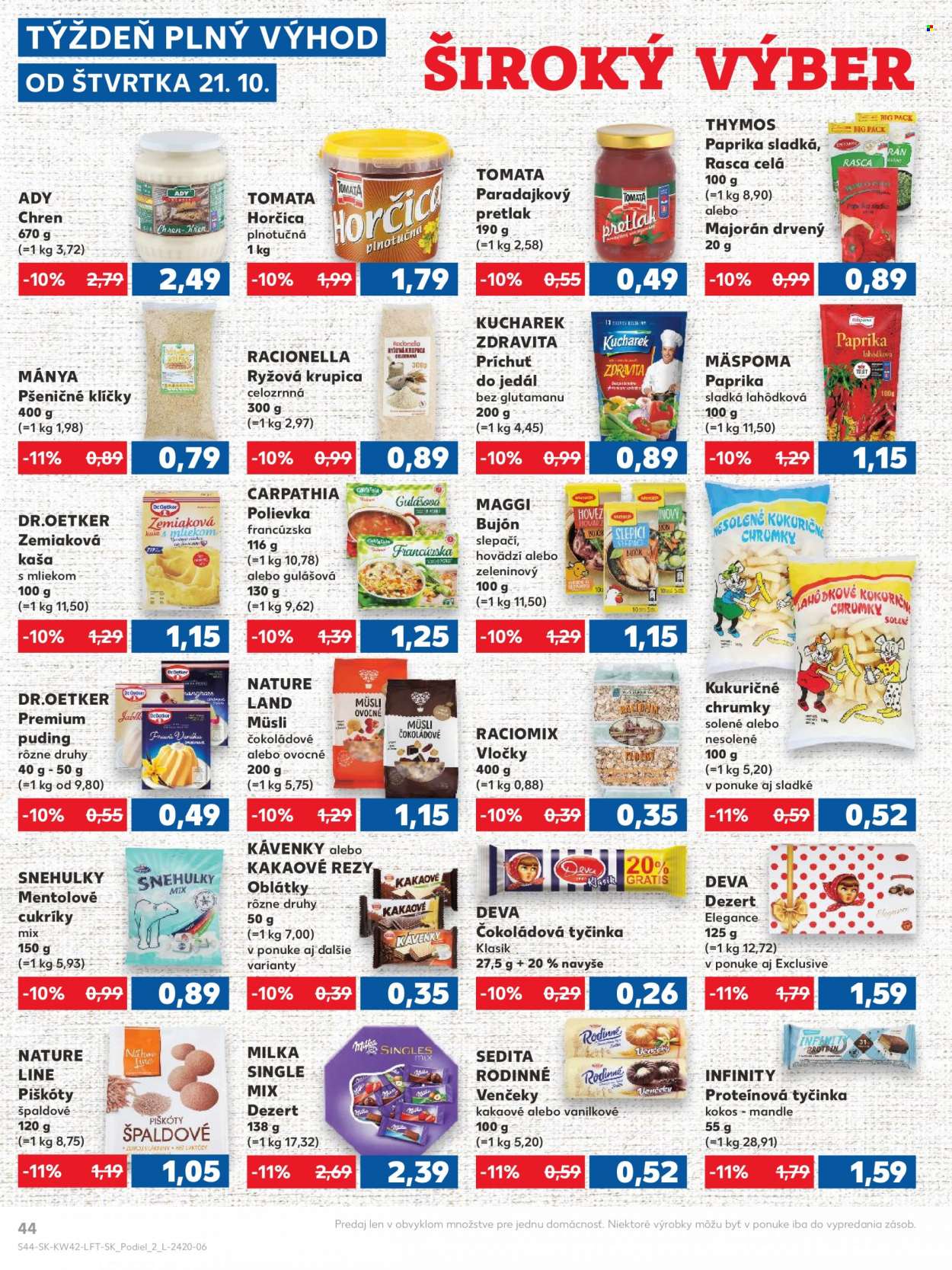 Leták Kaufland - 21.10.2021 - 27.10.2021. Strana 44
