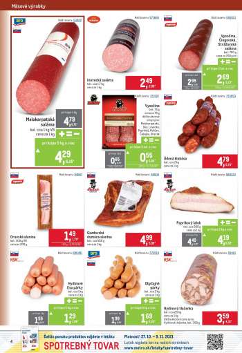 thumbnail - Vysočina bal.: 75 g cena za 75 g ďalšie akciové ceny aj na: Malokarpatská Duo , Lovecká , Paprikáš , Poličan Čabajka , Uherák