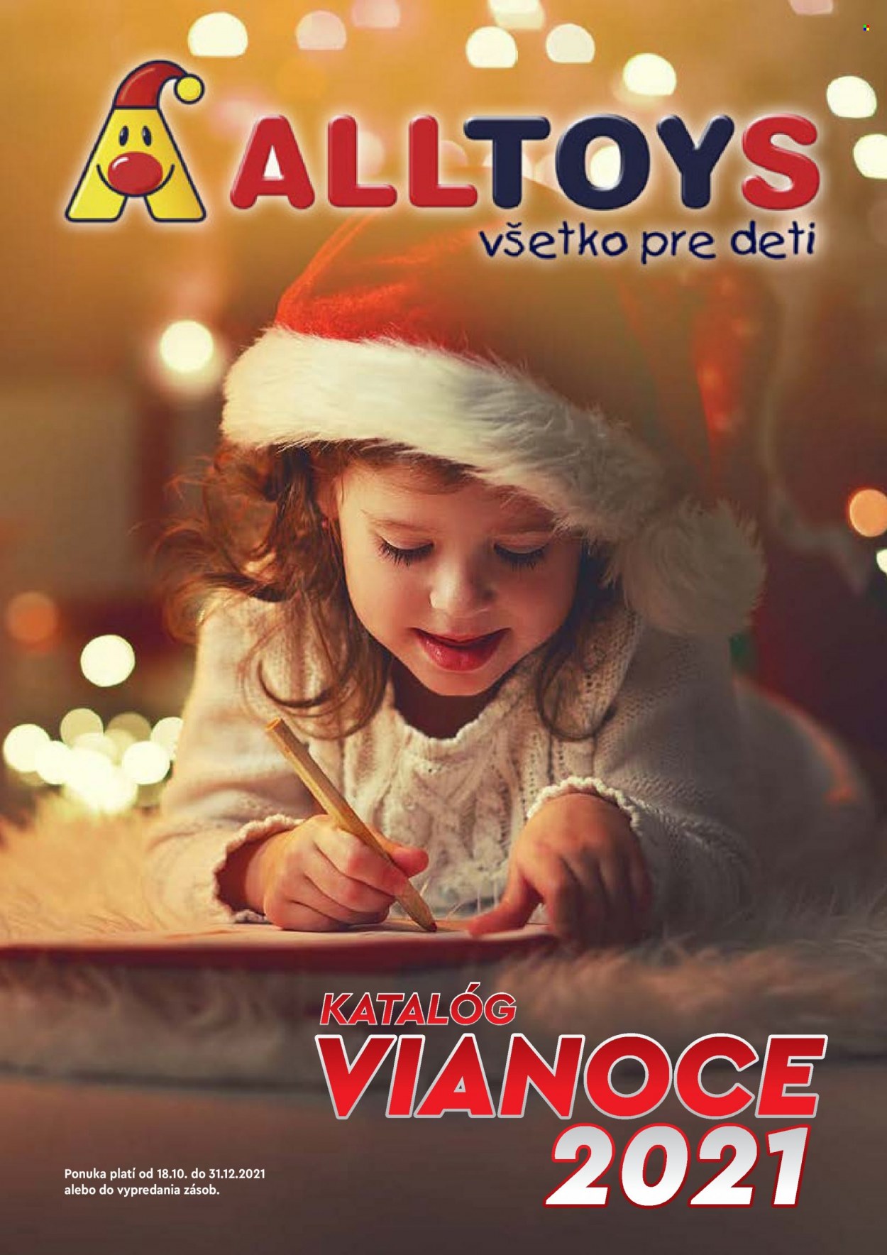Leták Alltoys - 18.10.2021 - 31.12.2021. Strana 1