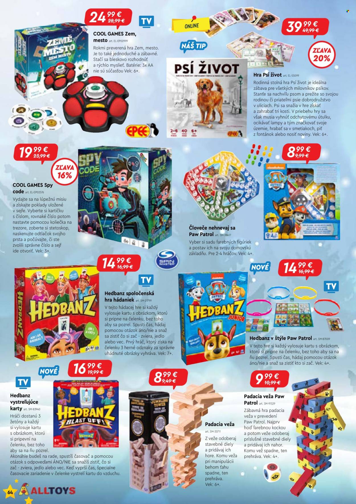 Leták Alltoys - 18.10.2021 - 31.12.2021. Strana 64