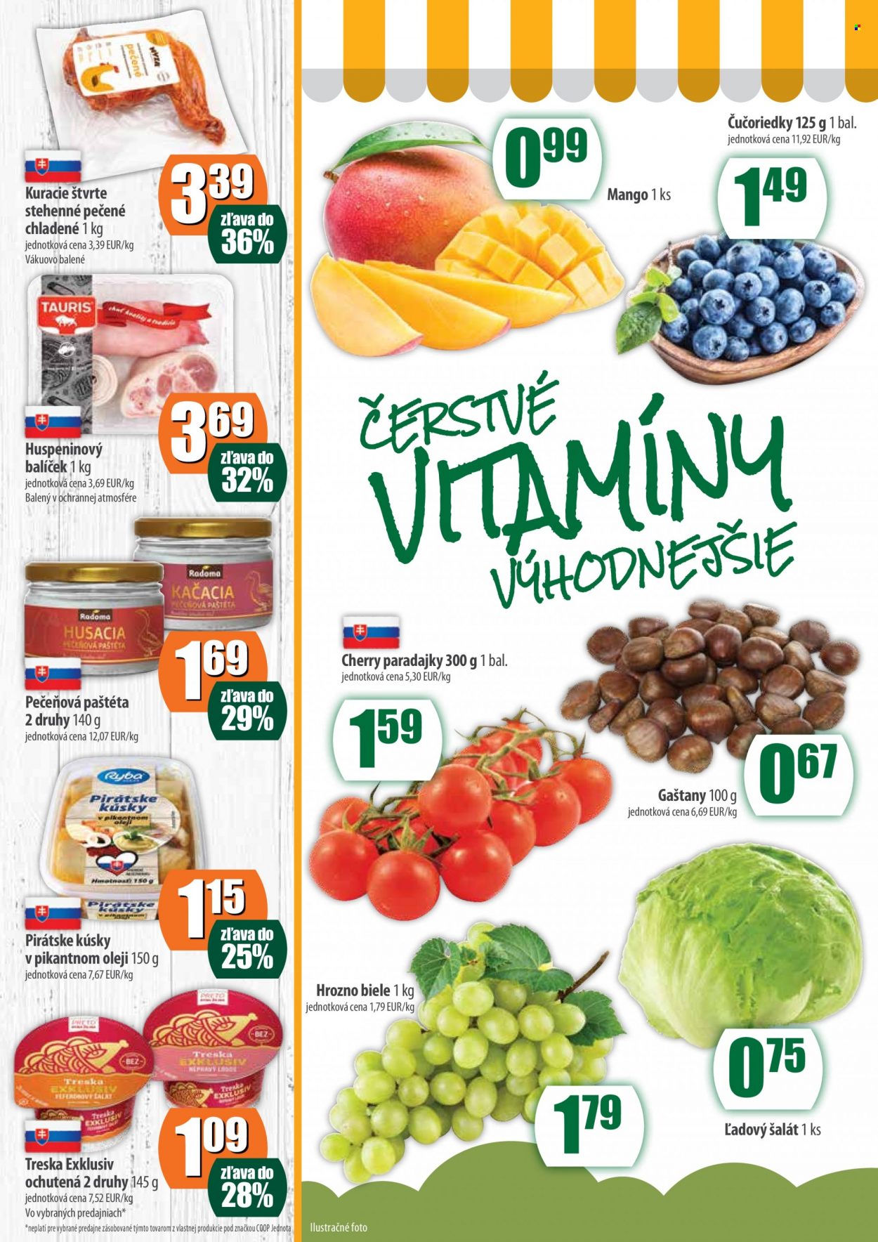 Leták COOP Jednota - 21.10.2021 - 27.10.2021. Strana 3
