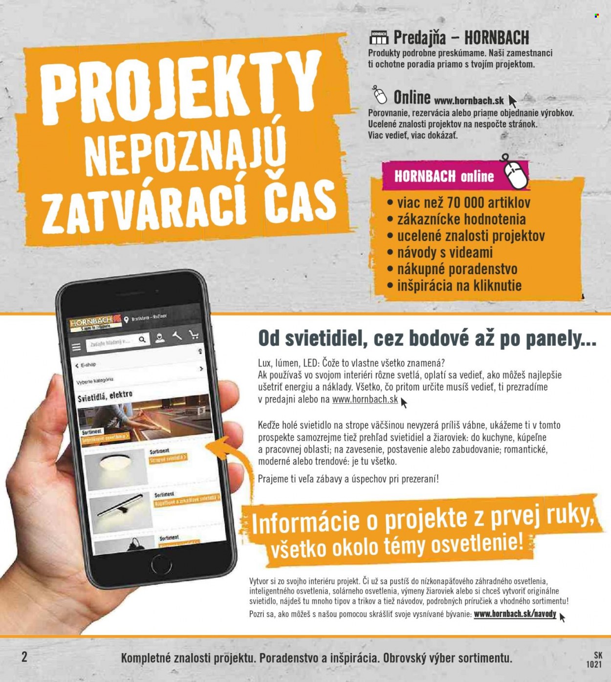 Leták Hornbach - 6.10.2021 - 31.12.2021. Strana 2