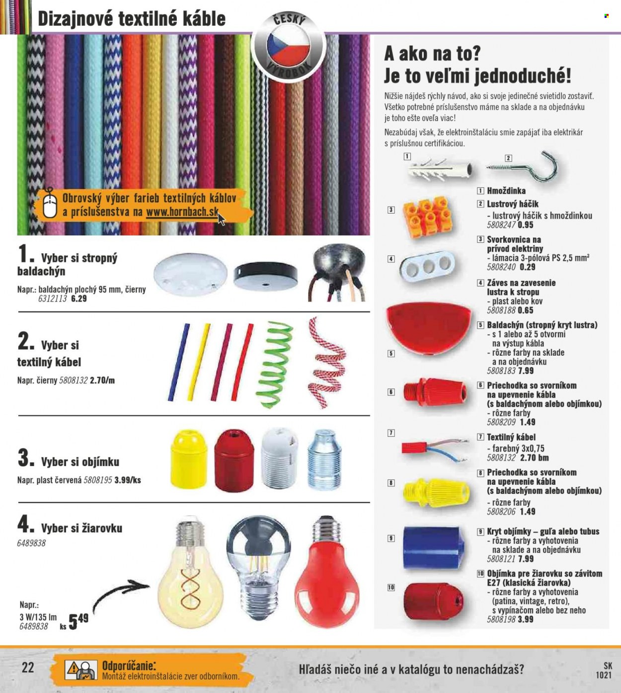 Leták Hornbach - 6.10.2021 - 31.12.2021. Strana 22