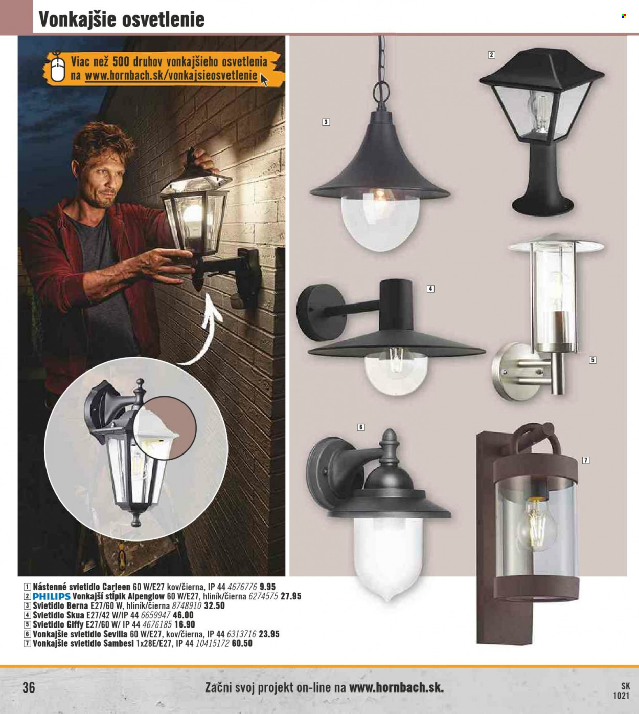 Leták Hornbach - 6.10.2021 - 31.12.2021. Strana 36