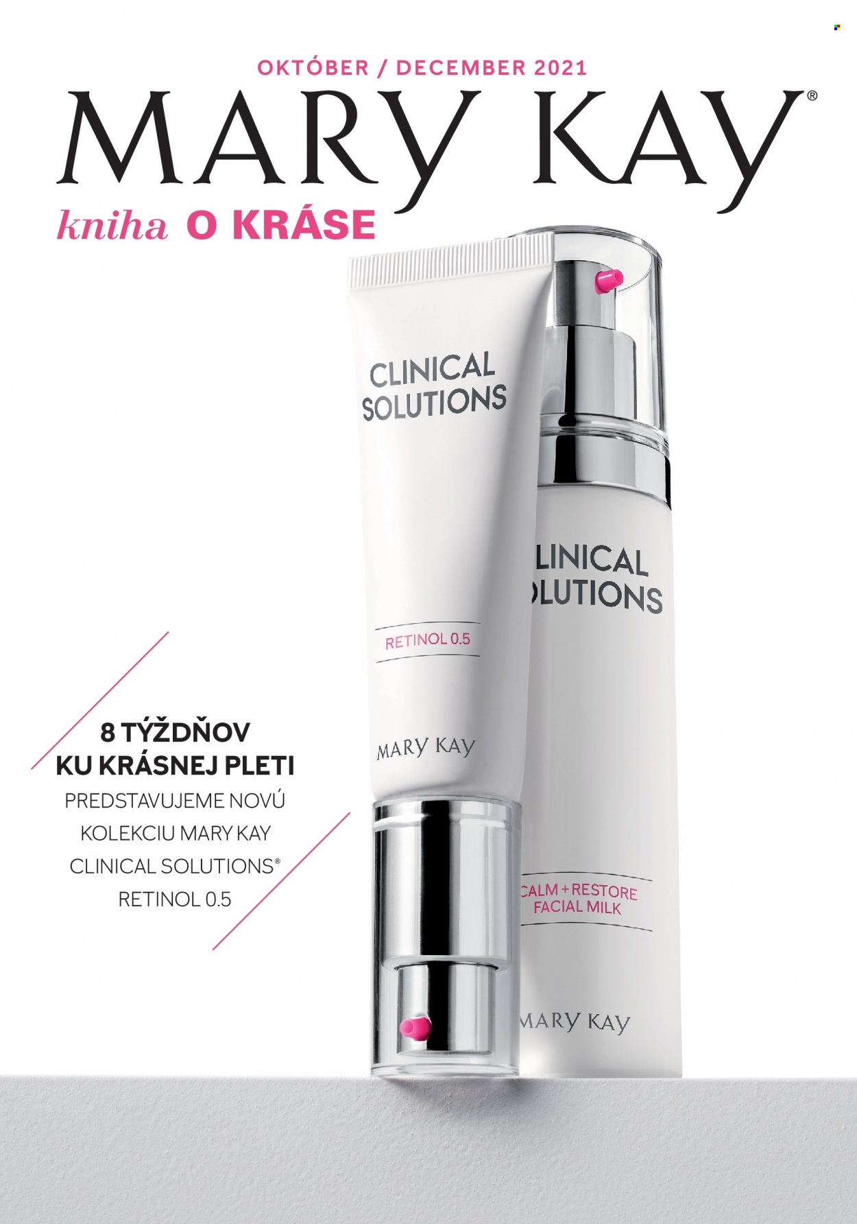 Leták Mary Kay - 1.10.2021 - 31.12.2021. Strana 1