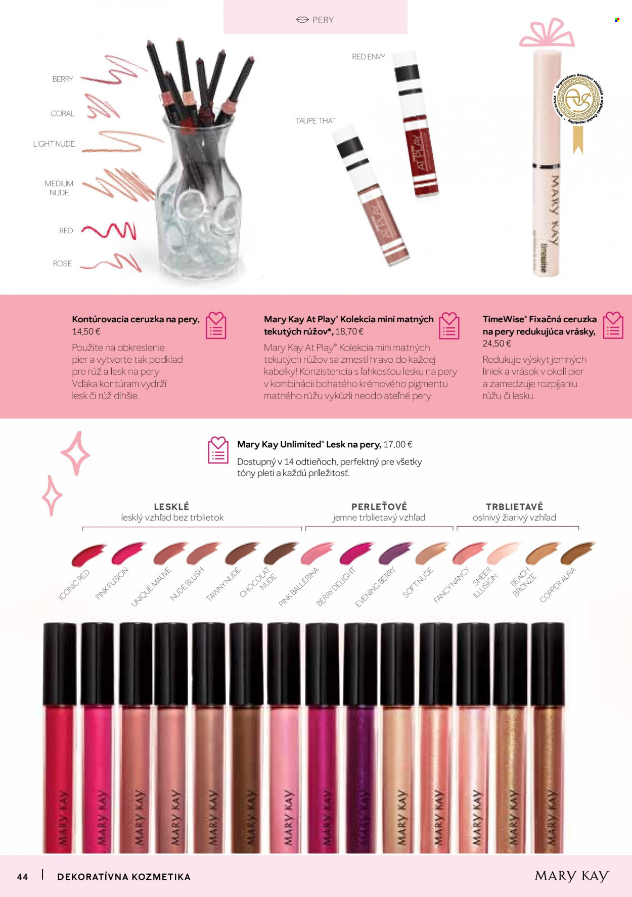 Leták Mary Kay - 1.10.2021 - 31.12.2021. Strana 44
