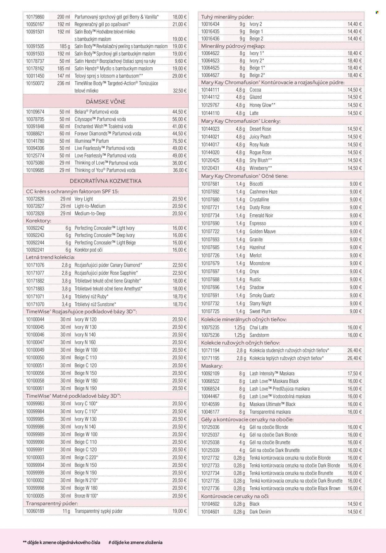 Leták Mary Kay - 1.10.2021 - 31.12.2021. Strana 47