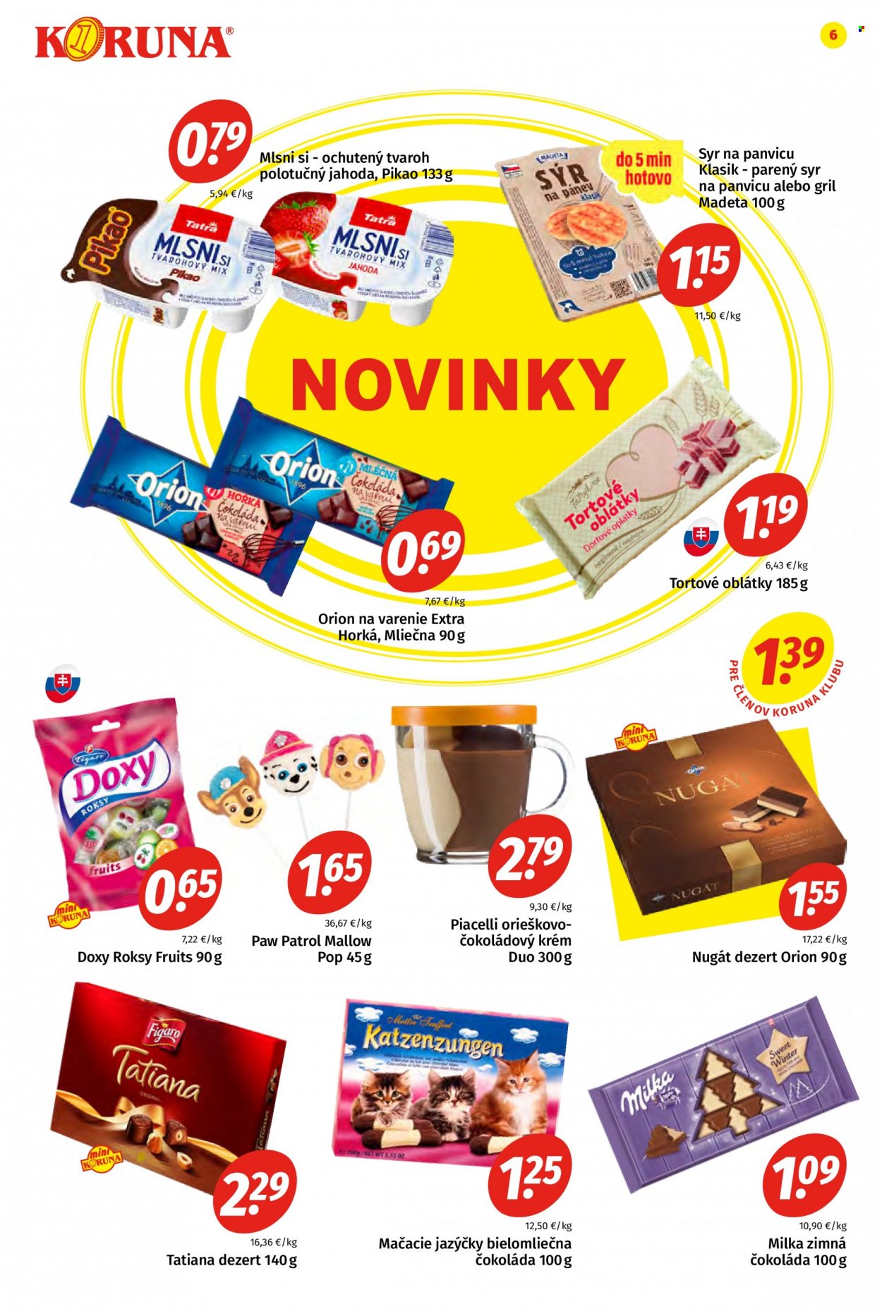 Leták Potraviny KORUNA - 22.10.2021 - 3.11.2021. Strana 6