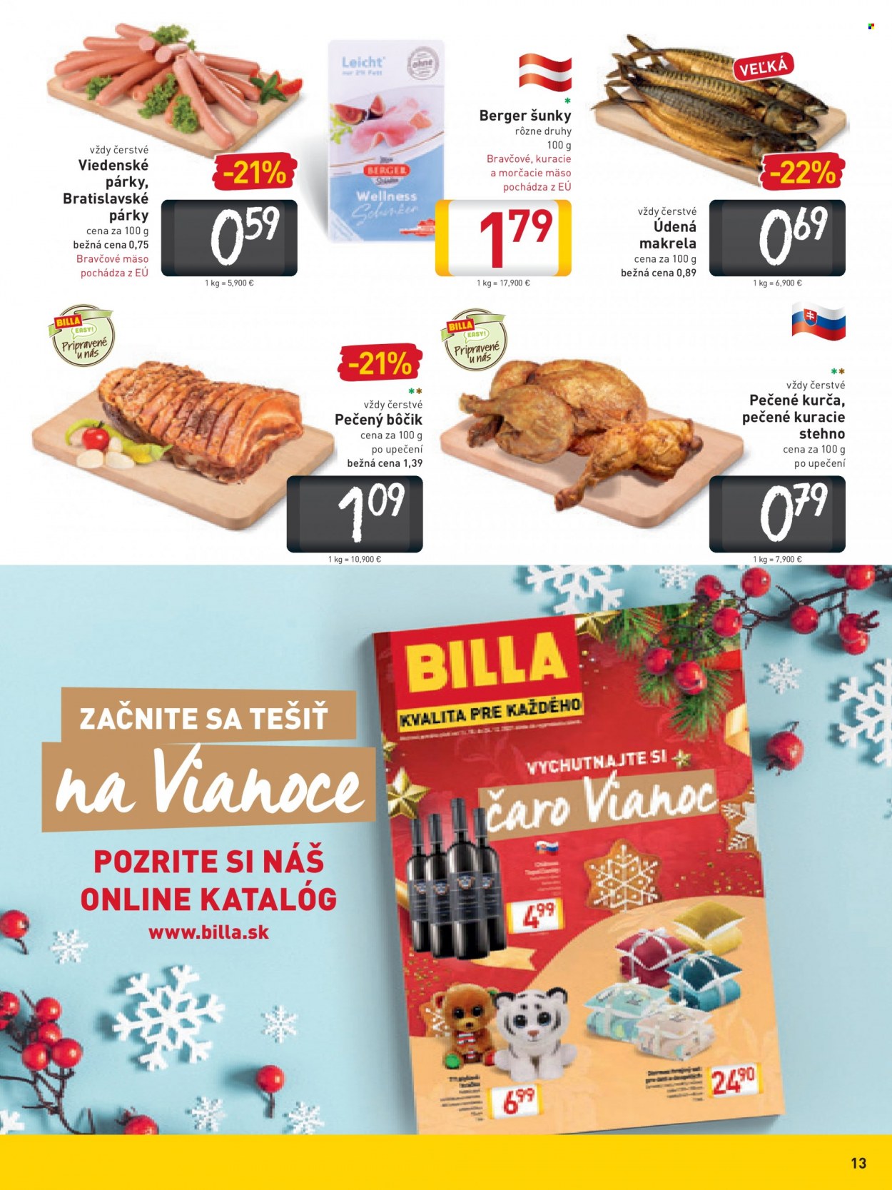 Leták Billa - 27.10.2021 - 2.11.2021. Strana 13