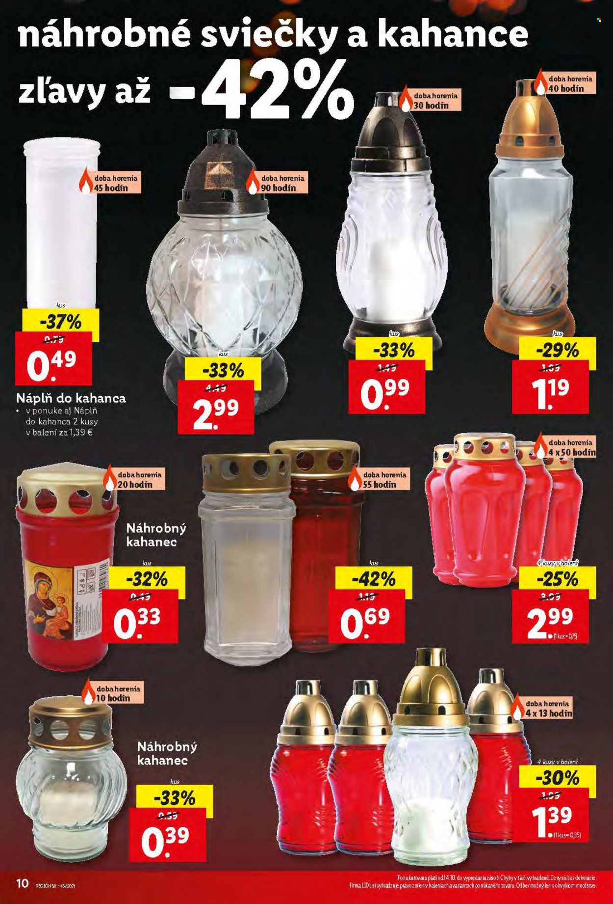 Leták Lidl - 28.10.2021 - 31.10.2021. Strana 10