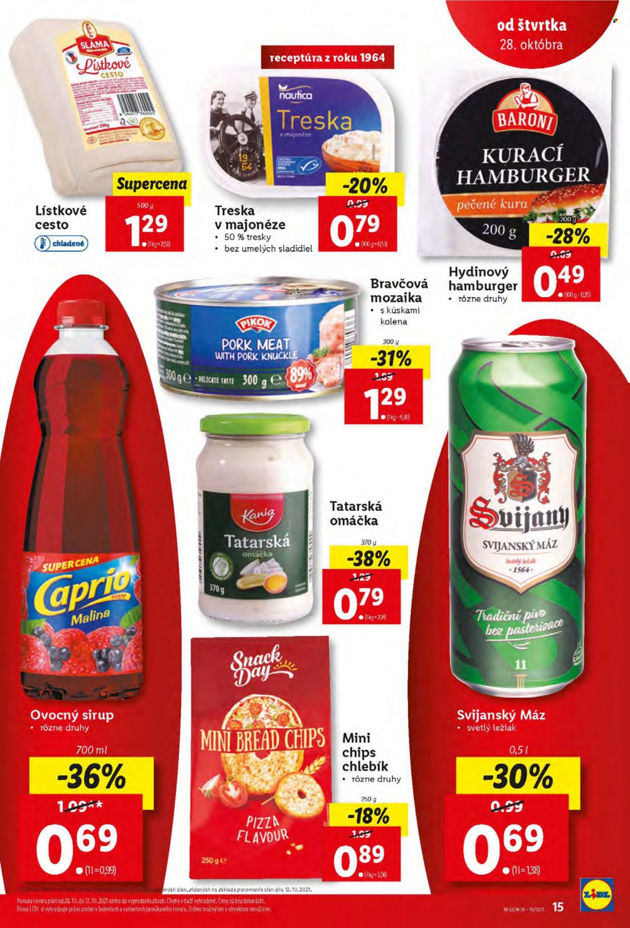 Leták Lidl - 28.10.2021 - 31.10.2021. Strana 15