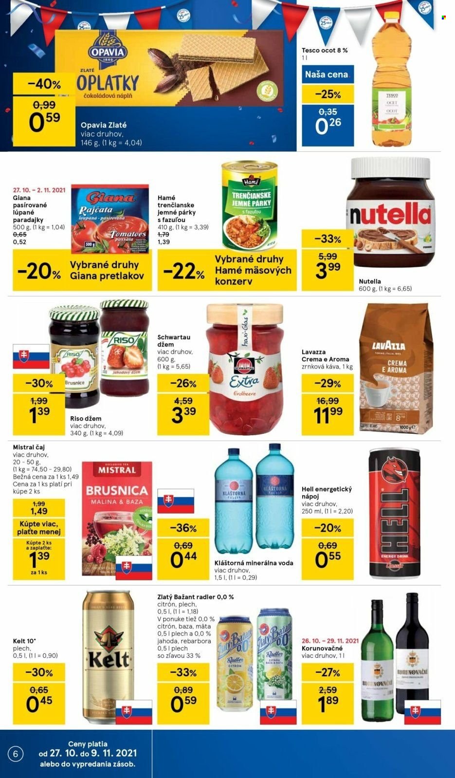 Leták TESCO supermarket - 27.10.2021 - 2.11.2021. Strana 6