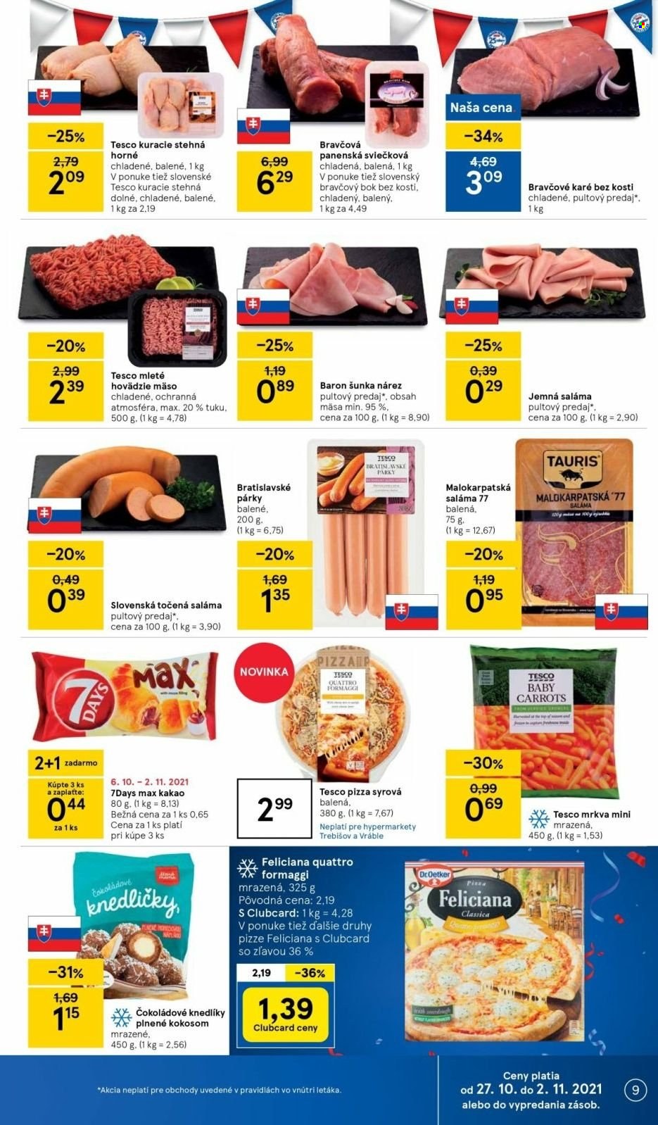 Leták TESCO - 27.10.2021 - 2.11.2021. Strana 9