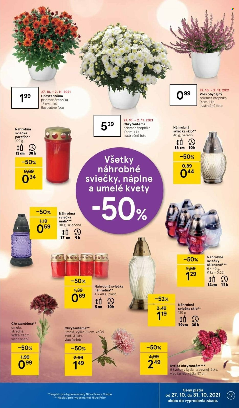 Leták TESCO - 27.10.2021 - 2.11.2021. Strana 17