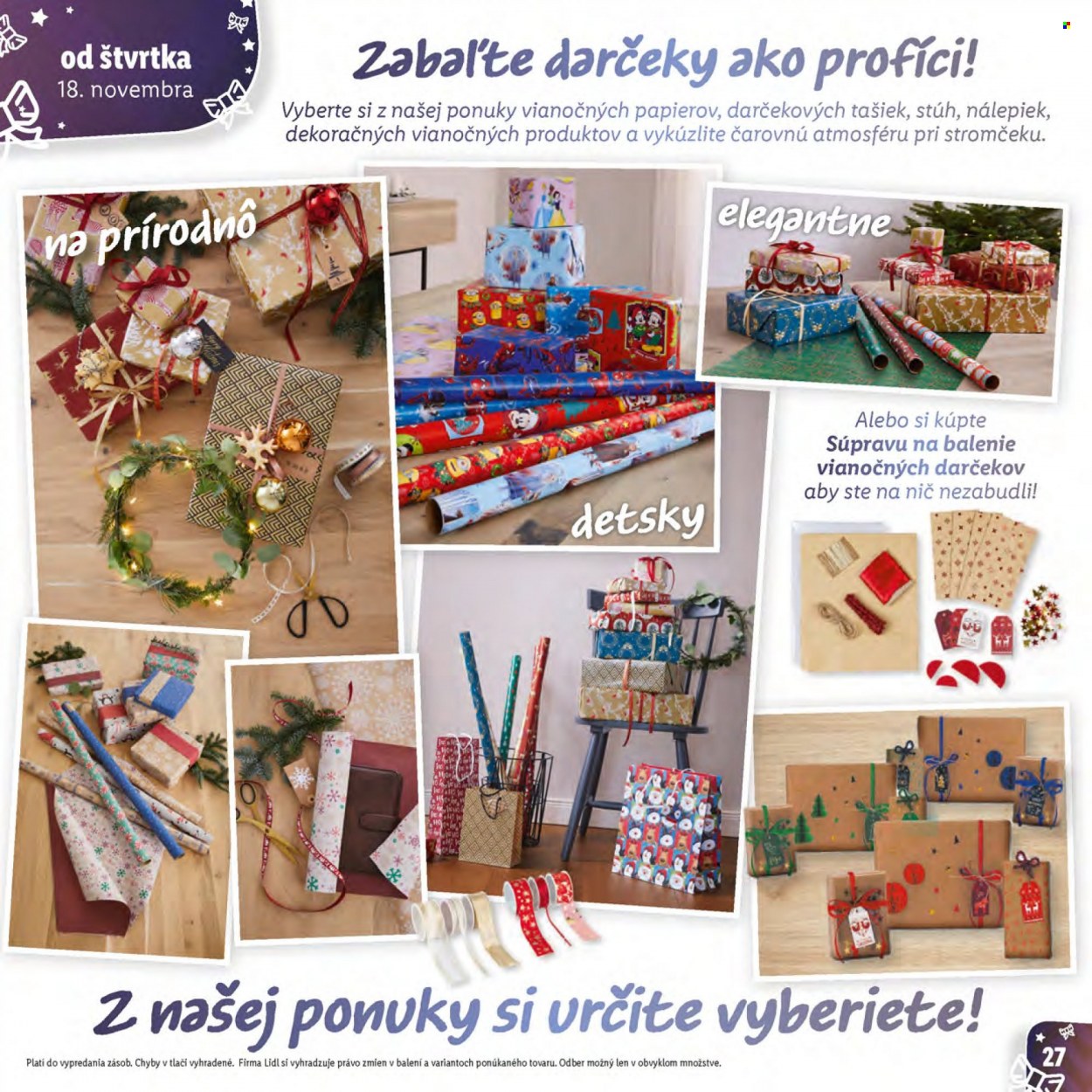 Leták Lidl. Strana 27