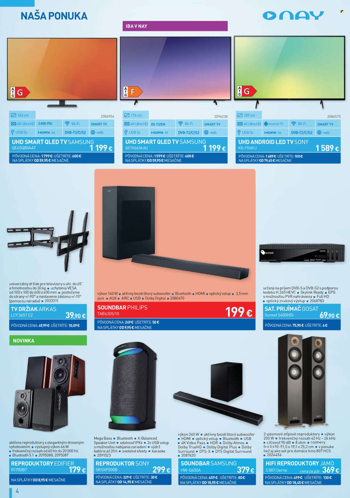 Leták NAY Elektrodom - 7.10.2021 - 3.11.2021. Strana 4