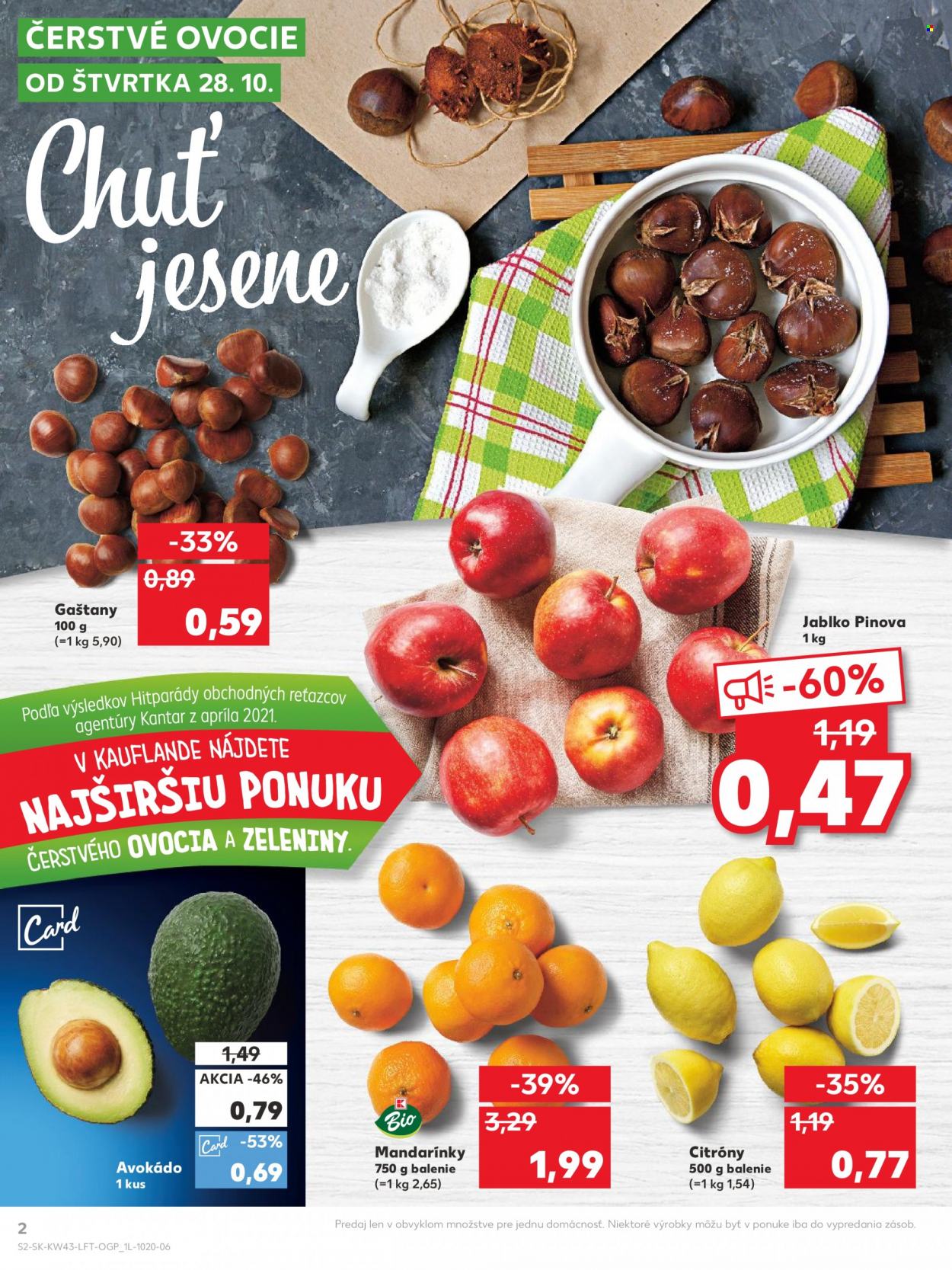 Leták Kaufland - 28.10.2021 - 3.11.2021. Strana 2