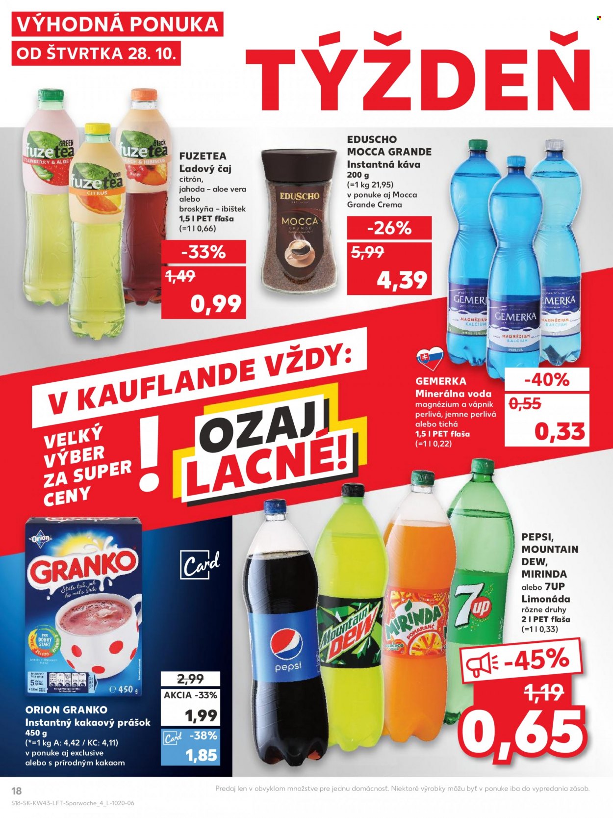 Leták Kaufland - 28.10.2021 - 3.11.2021. Strana 18