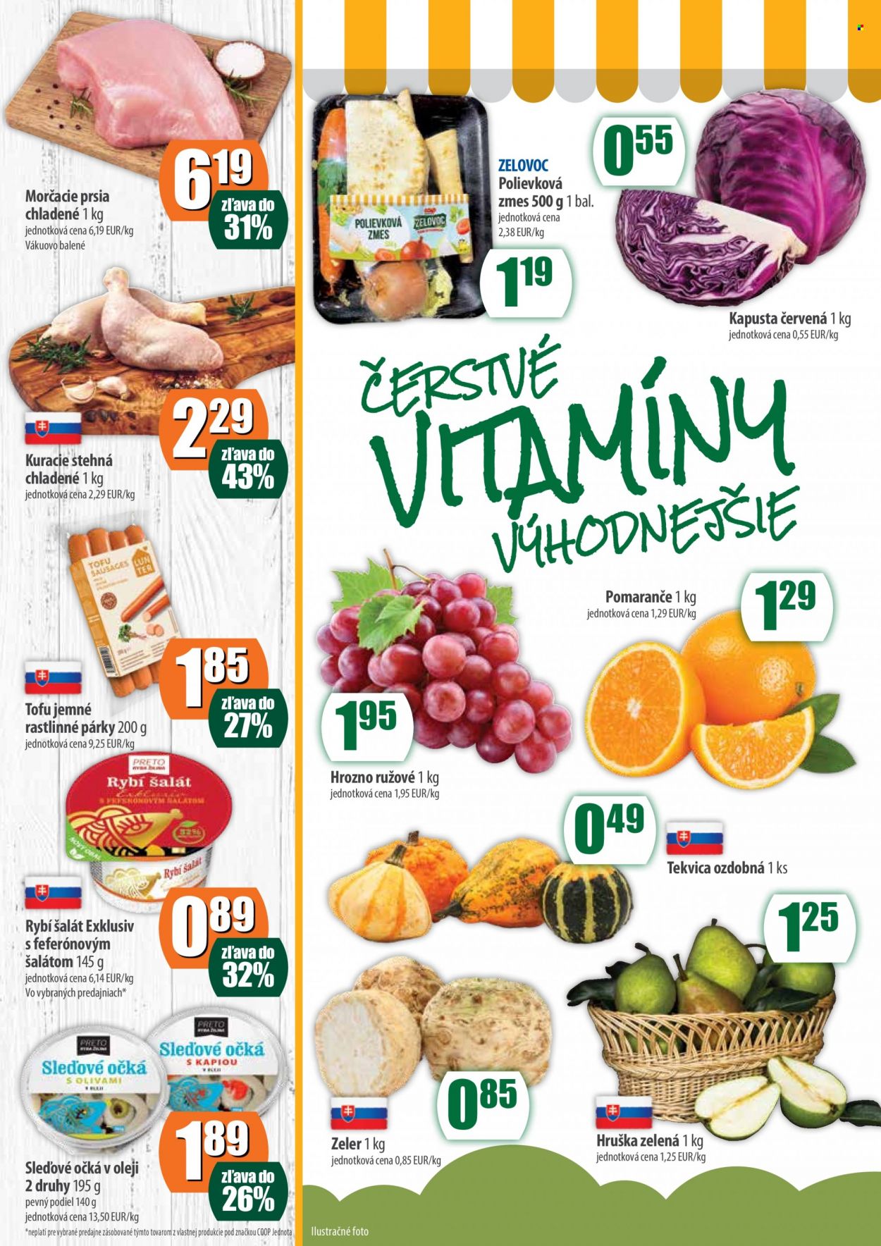 Leták COOP Jednota - 28.10.2021 - 3.11.2021. Strana 3