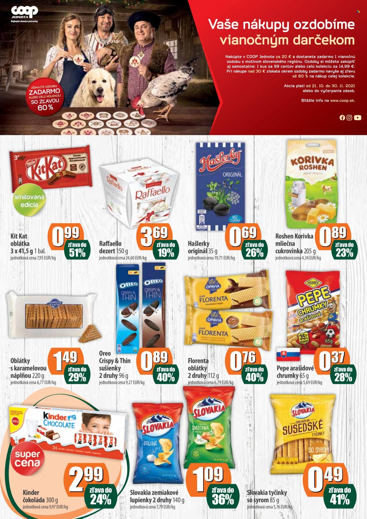 Leták COOP Jednota - 28.10.2021 - 3.11.2021. Strana 7