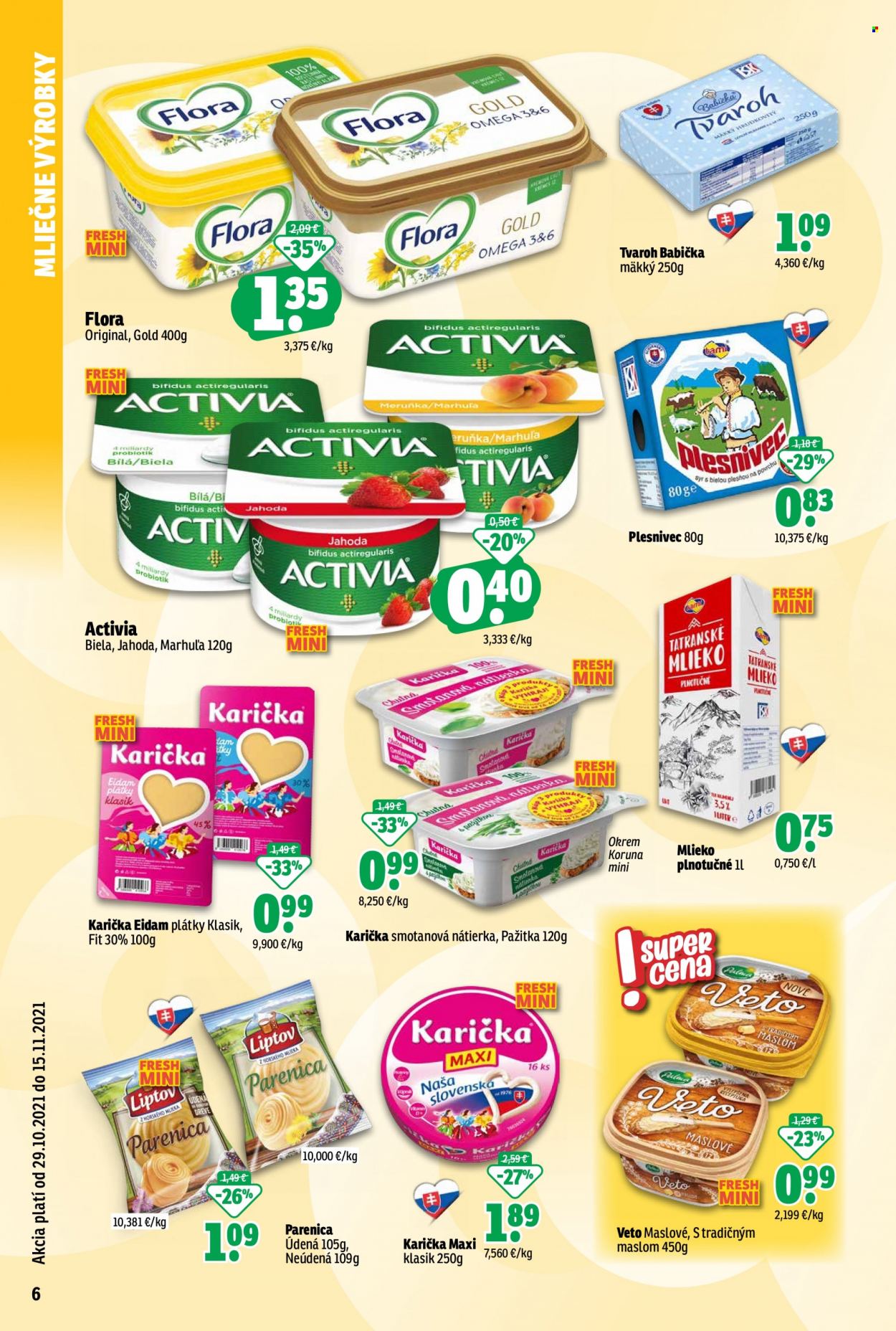 Leták FRESH - 29.10.2021 - 15.11.2021. Strana 6