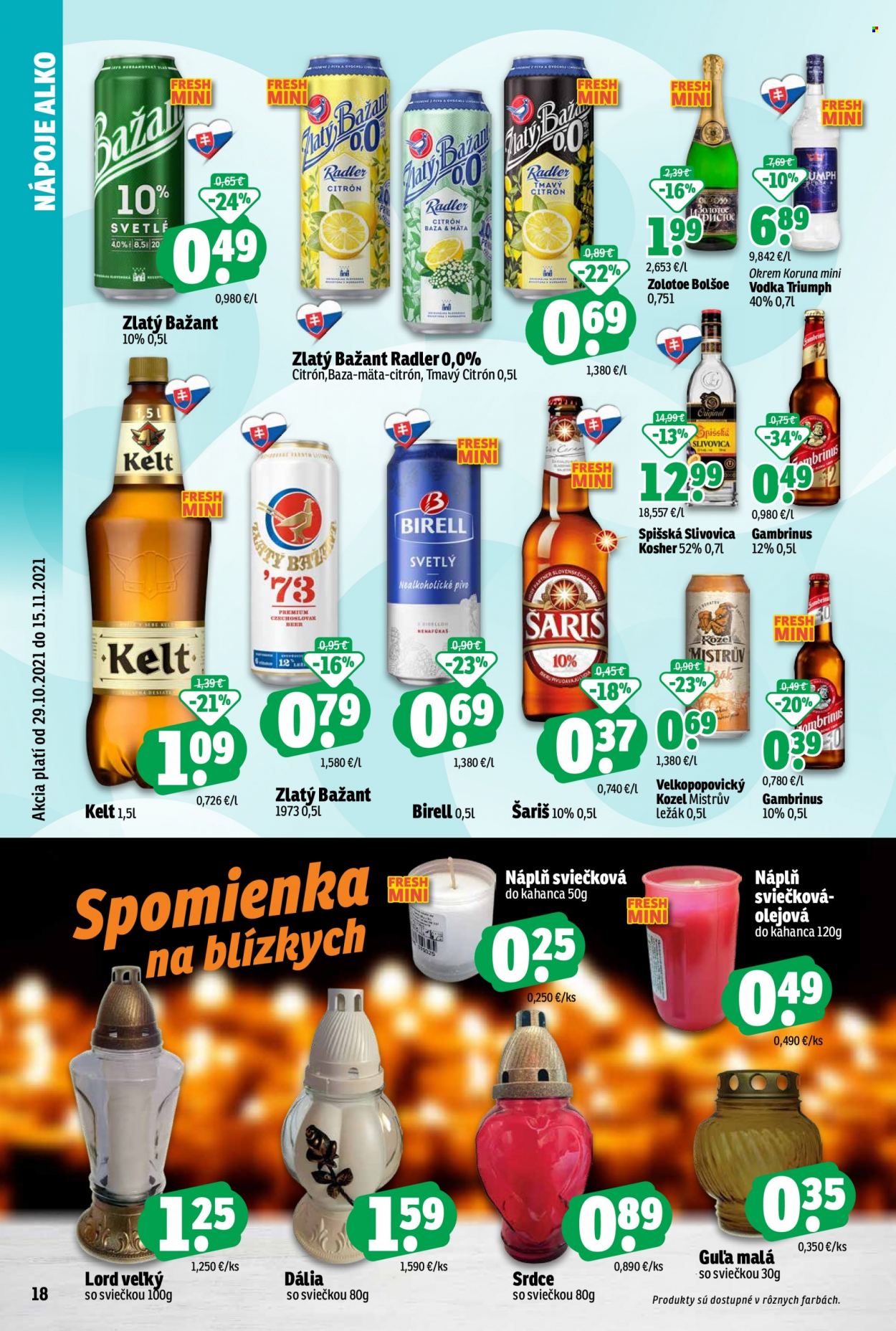 Leták FRESH - 29.10.2021 - 15.11.2021. Strana 18