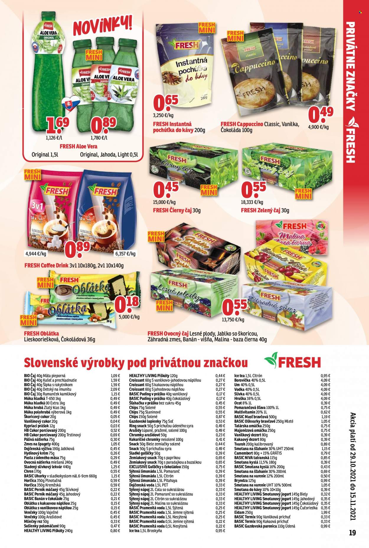 Leták FRESH - 29.10.2021 - 15.11.2021. Strana 19