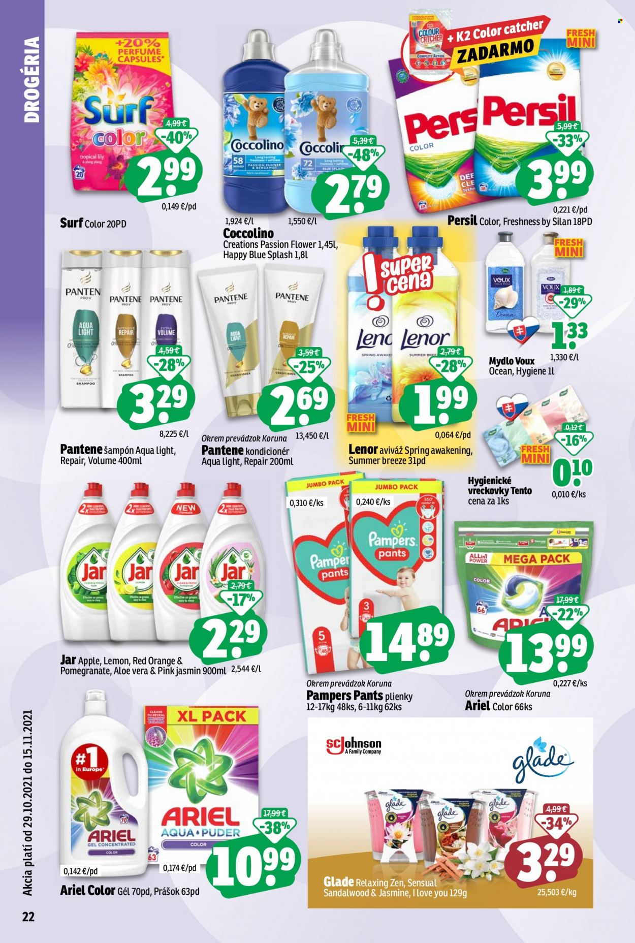 Leták FRESH - 29.10.2021 - 15.11.2021. Strana 22