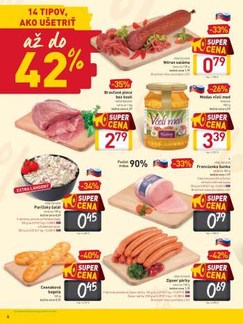 thumbnail - vždy čerstvé Zipser párky cena za 100 g