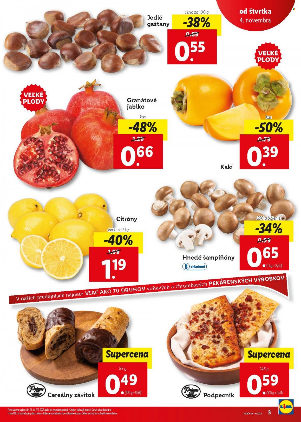 Leták Lidl - 4.11.2021 - 7.11.2021. Strana 3